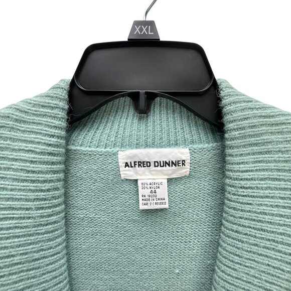 Alfred Dunner Sage Green Cable Knit Sleeveless Cardigan Vest 44 Cottagecore - Picture 5 of 8